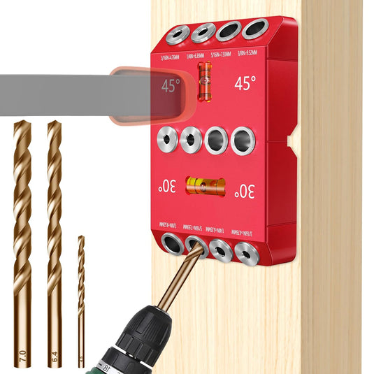 CKE 30 45 90 Degree Angle 4 Sizes Drill Hole Guide Jig_01