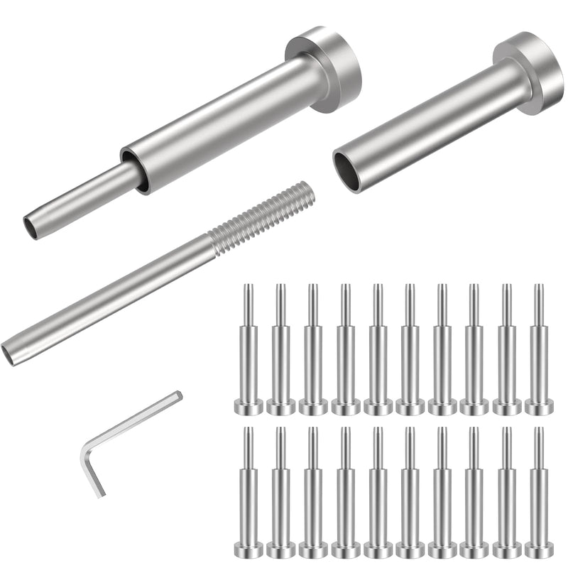 Load image into Gallery viewer, CKE 1/8" Invisible Cable Railing Swage Tensioner For 2"x2" 4"x4" Wood/Metal Post,CR31-295
