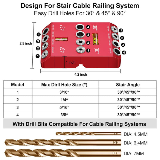 CKE 30 45 90 Degree Angle 4 Sizes Drill Hole Guide Jig_02