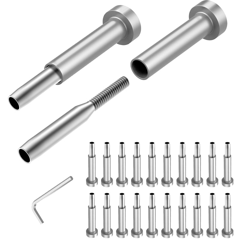Load image into Gallery viewer, CKE 3/16" Invisible Cable Railing Swage Tensioner For 2"x2" 4"x4" Wood/Metal Post CR31-280