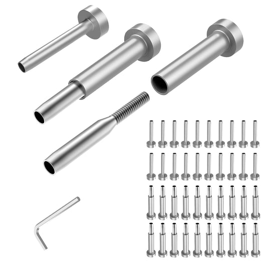 CKE 3/16" Invisible Cable Railing Swage Tensioner For 2"x2", 4"x4" Wood/Metal Post,CR31-275