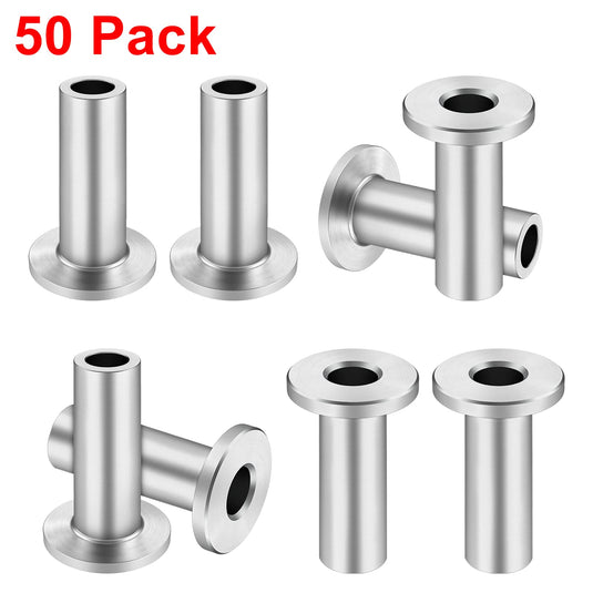 Cke Silver T316 Marine-grade Sleeves For 1/8" 5/32" 3/16" Cable, Ideal For Wood Railings CR01-2_04