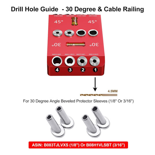 CKE 30 45 90 Degree Angle 4 Sizes Drill Hole Guide Jig_05