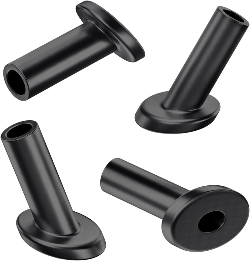 Load image into Gallery viewer, CKE Black 30 Degree Cable Railing Angle Beveled Protector Sleeves For 1/8" Wire Rope,BCR03-1/8-30