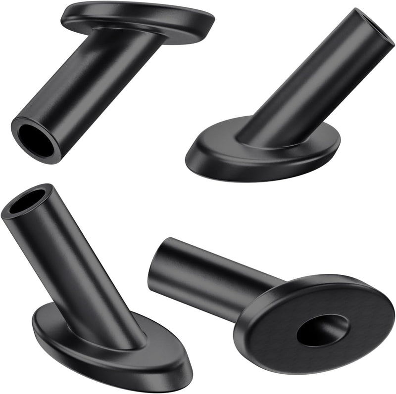 Load image into Gallery viewer, CKE Black 45 Degree Cable Railing Angle Beveled Protector Sleeves For 1/8" Wire Rope,BCR03-1/8-45