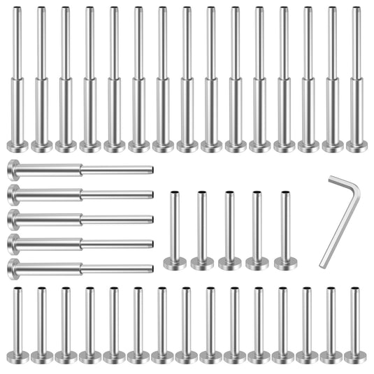 CKE 20 Pairs T316 Invisible Cable Railing Kit for 2x2, 4x4 Wood Metal Post_01