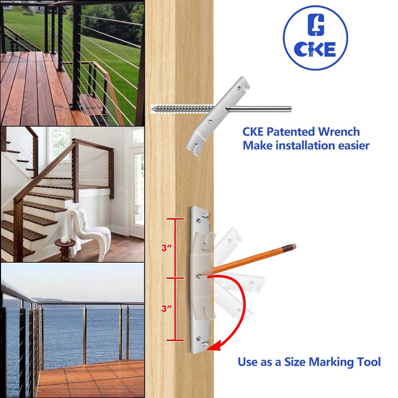 Load image into Gallery viewer, CKE 60 Pack 3/16" Left&Right Handed Thread Swage Lag Screws_02