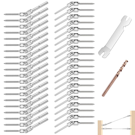 CKE 180° Adjustable Right&Left Handed Thread Swage Lag Screws CR207_01