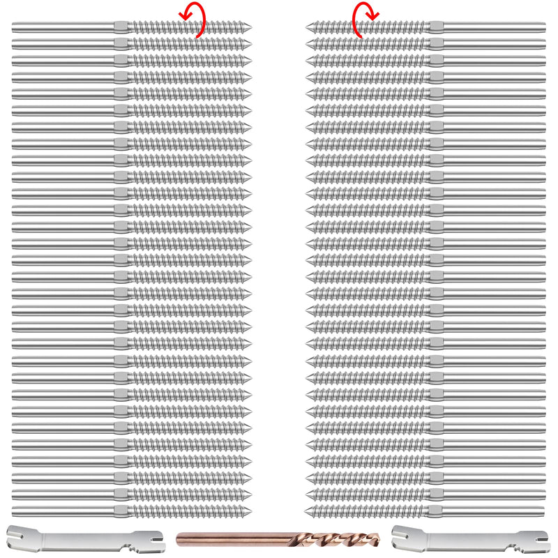 Load image into Gallery viewer, CKE 60 Pack 3/16" Left&Right Handed Thread Swage Lag Screws_01