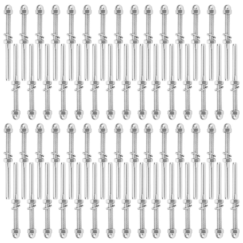 Load image into Gallery viewer, CKE 60 Pack Cable Railing Swage Threaded Stud Tension End Fitting Terminal_03