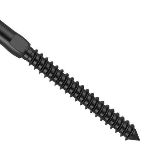 CKE 3/16" Black Cable Railing Swage Lag Screws Tensioner For Wood Posts, BCR35-3/16