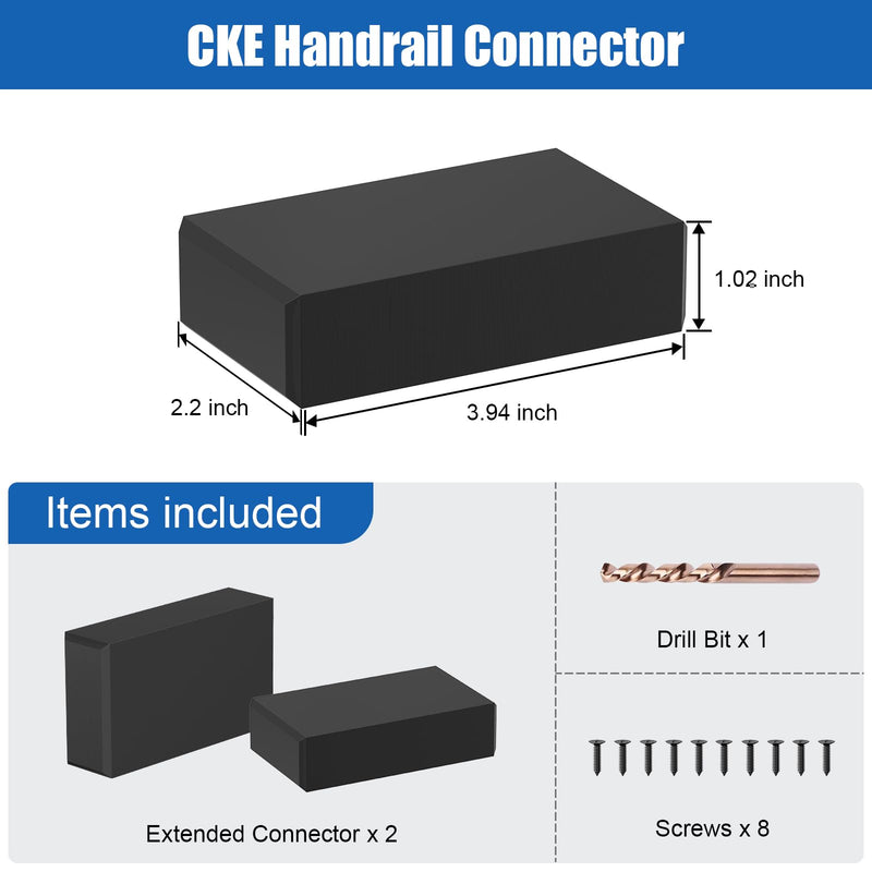 Load image into Gallery viewer, CKE 2 Pack Handrail Extension Connector HF01_03