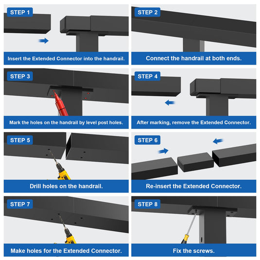 CKE 2 Pack Handrail Extension Connector HF01_04