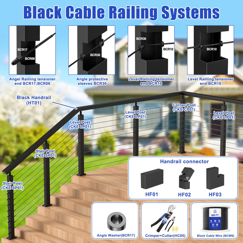 Load image into Gallery viewer, CKE 2 Pack Handrail Extension Connector HF01_07