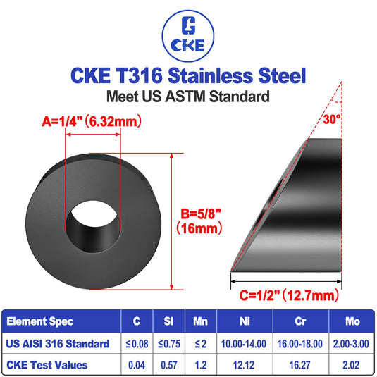 CKE 30 Pack 1/4