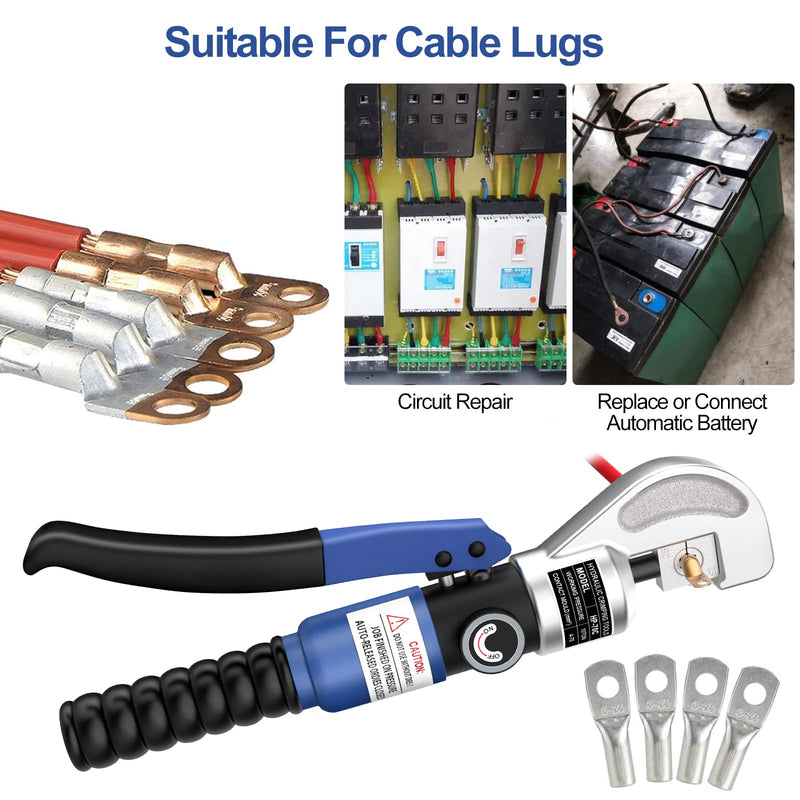 Load image into Gallery viewer, CKE Upgraded Blue Hydraulic Cable Crimper Hand Tool HC05_06