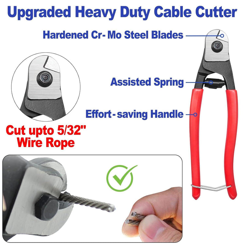 Load image into Gallery viewer, CKE 1/8" Black T316 Stainless Steel Wire Rope BCW6_06