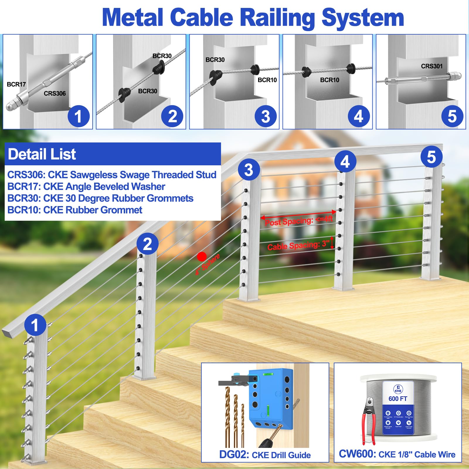 Metal Cable Railing System – CKE