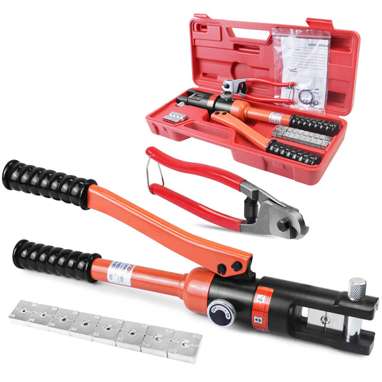 Hydraulic Crimping Tool and Cable Cutter-Upgraded