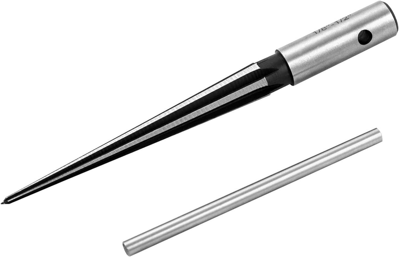 Load image into Gallery viewer, CKE 1/8&quot; - 1/2&quot; Tapered Straight Flute Handle Reamer T Handle Tapered Reamer Tool for Wood Plastic
