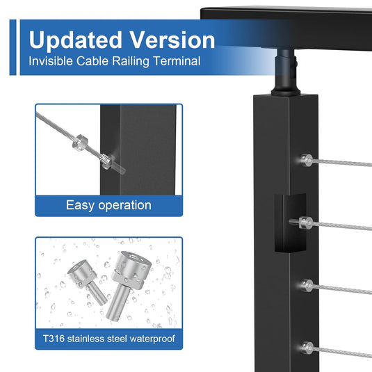 CKE Cable Railing Terminal Anchor