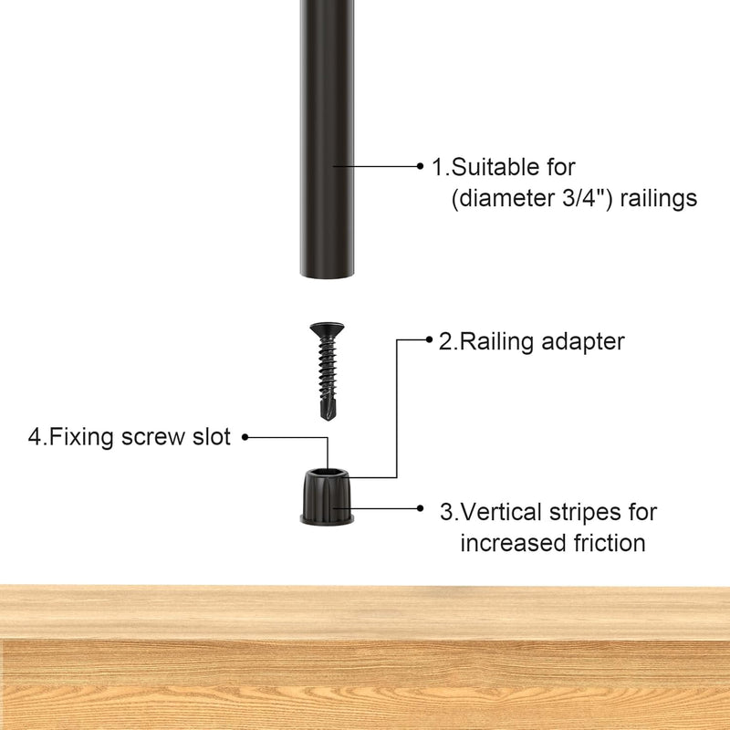 Load image into Gallery viewer, CKE 32&quot; Round Aluminum Balusters
