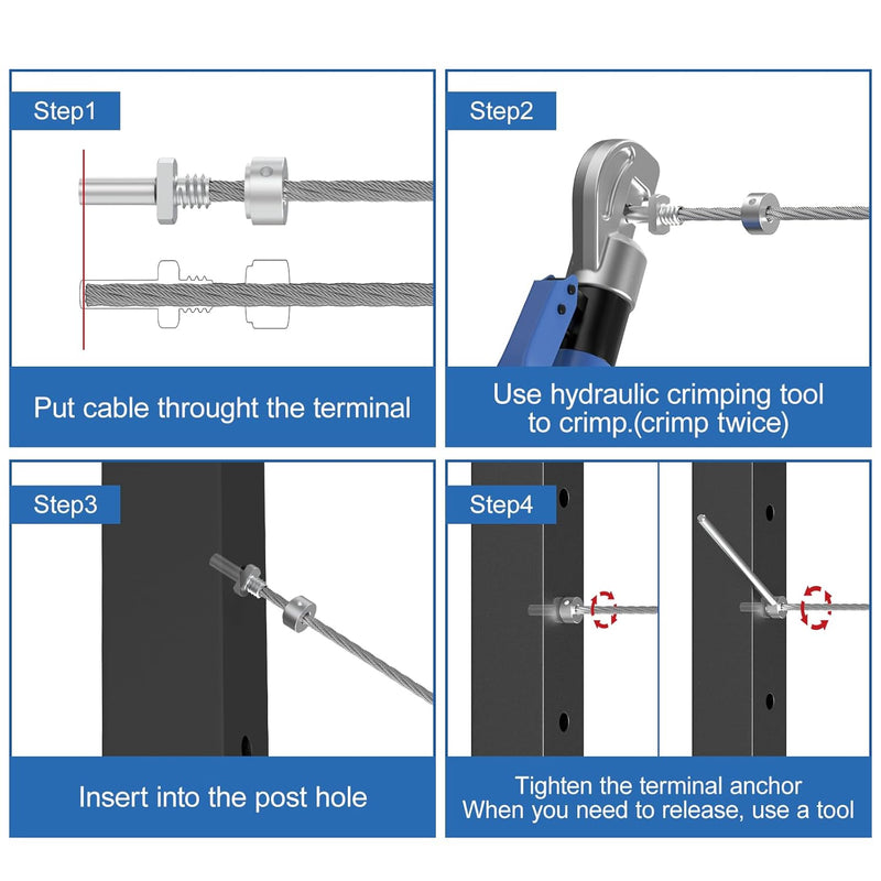 Load image into Gallery viewer, CKE Cable Railing Terminal Anchor
