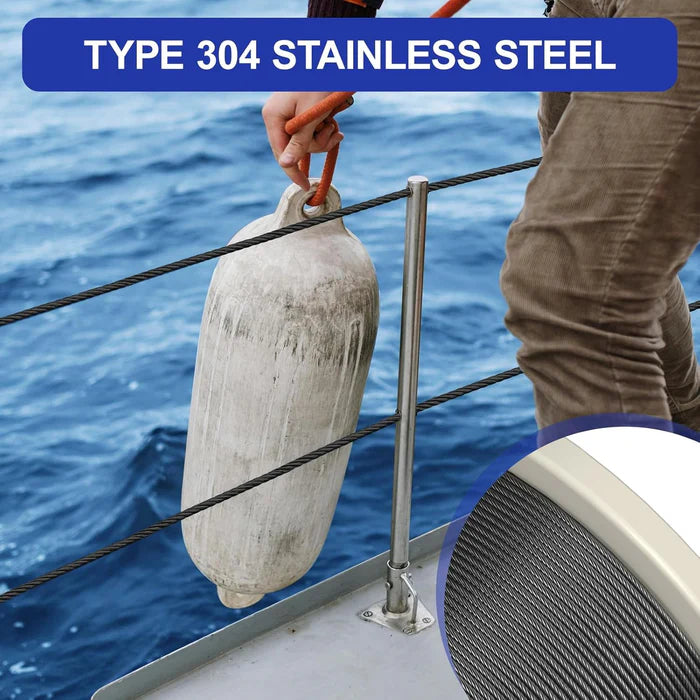 Load image into Gallery viewer, CKE 3/16&quot; Black T304 Stainless Steel Cable BCW6-3/16
