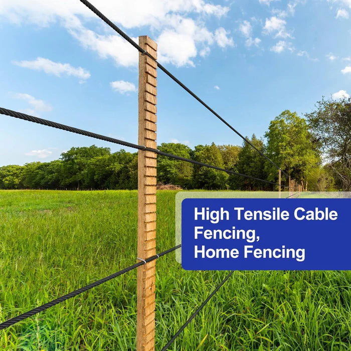 Load image into Gallery viewer, CKE 3/16&quot; Black T316 Stainless Steel Cable-BCW6-3/16-316
