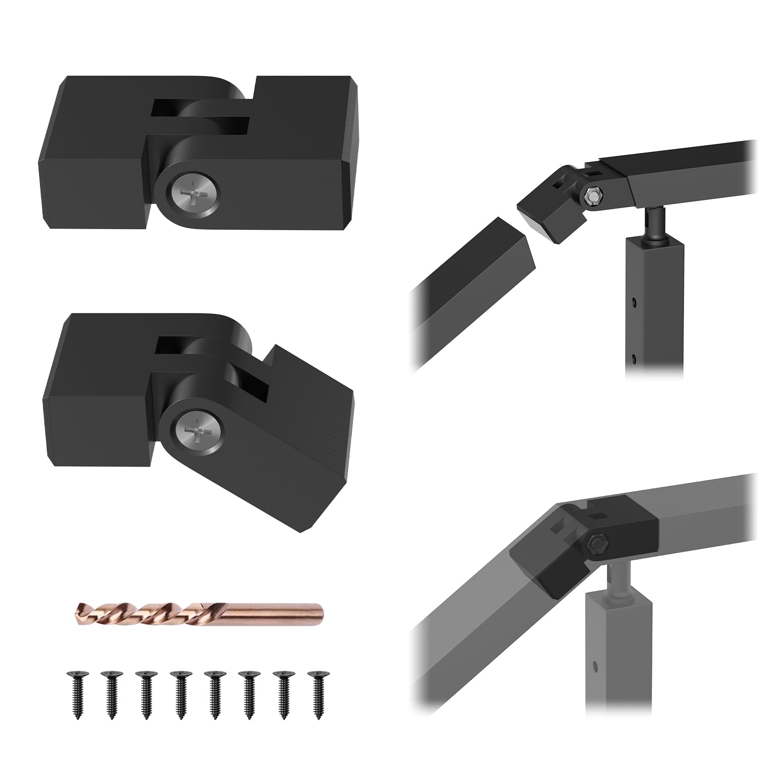 CKE 2 Pack Handrail Vertical Pivot Connector HF02