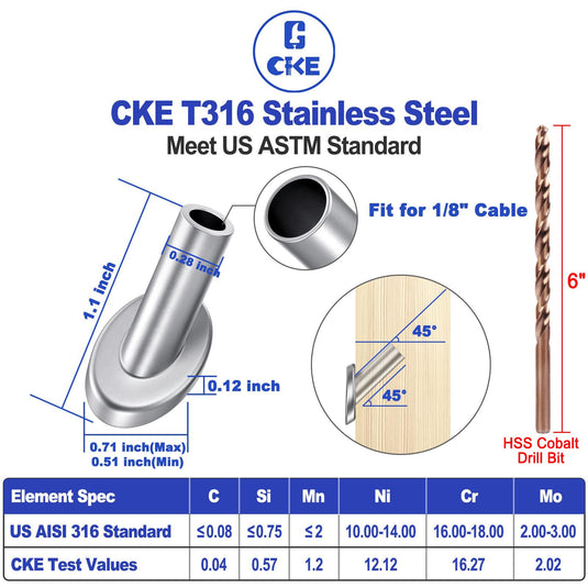 CKE 30 Degree Angle Beveled Protector Sleeves