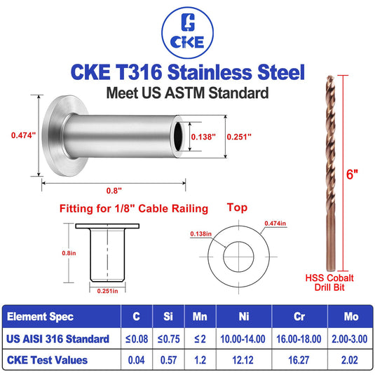 CKE Stainless Steel Protector Sleeves