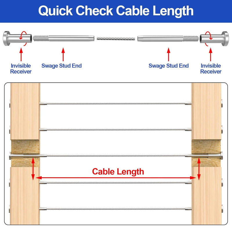 Load image into Gallery viewer, CKE Invisible Cable Railing Kit
