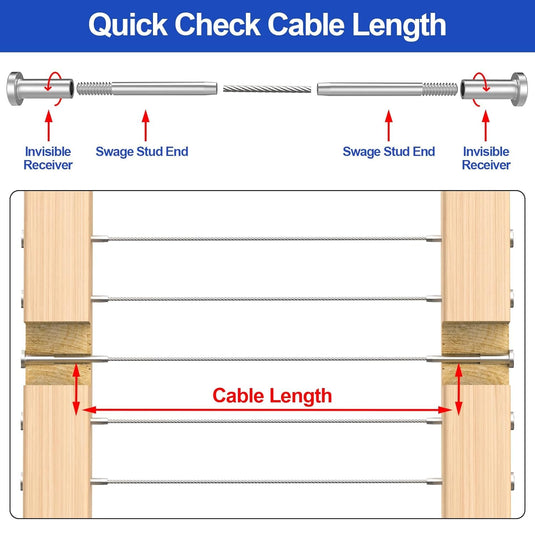 CKE Invisible Cable Railing Kit