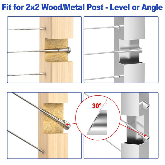 CKE Invisible Cable Railing Kit