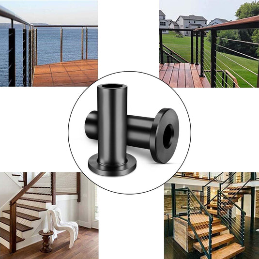 CKE T316 Black 1/8" Cable Railing Protector Sleeve BCR02